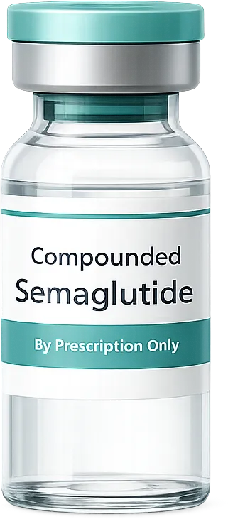 Compounded semaglutide vial